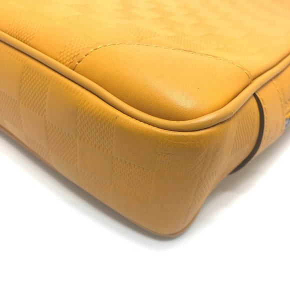 AUTHENTIC LOUIS VUITTON N41218 Infini Hand Bag PDV PorteDocument V - Picture 10 of 12